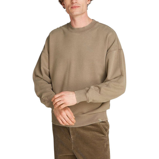 Beige Cotton Sweatshirt
