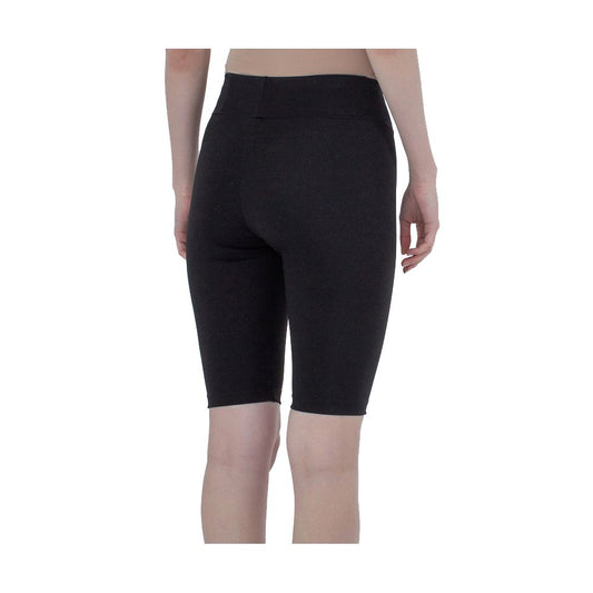Black Polyester Women Leggings