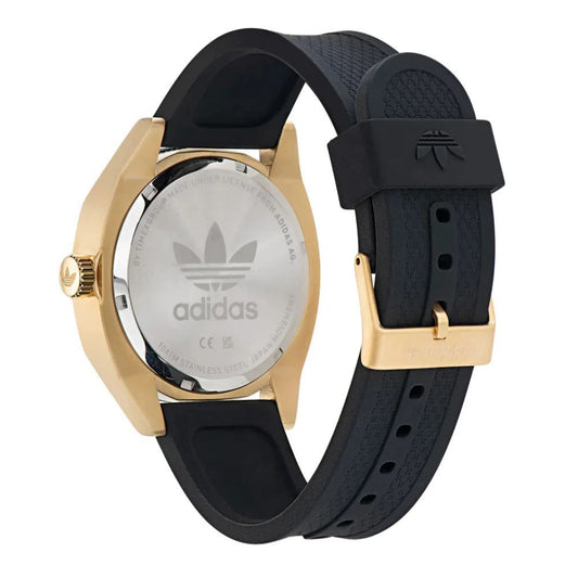 Black Synthetic Dress Watch