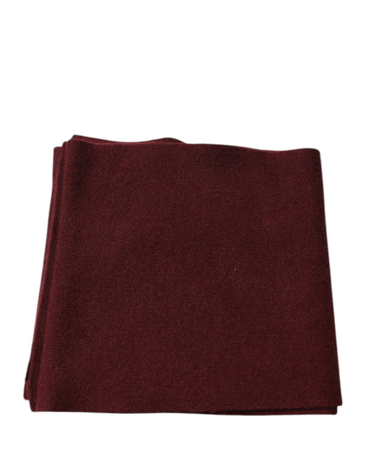 Maroon Cashmere Skinny Neck Wrap Scarf