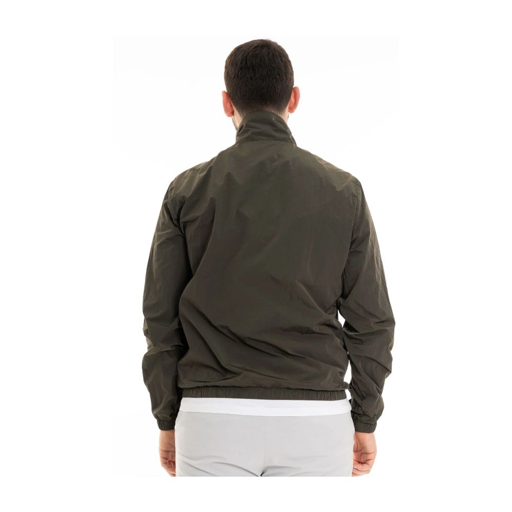 Green Polyamide Men's Jacket