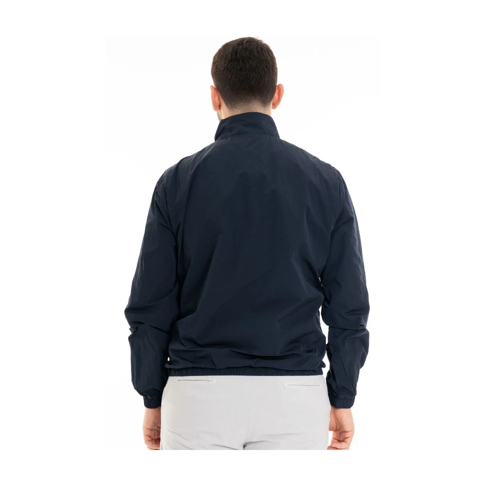 Blue Polyamide Men's Jacket