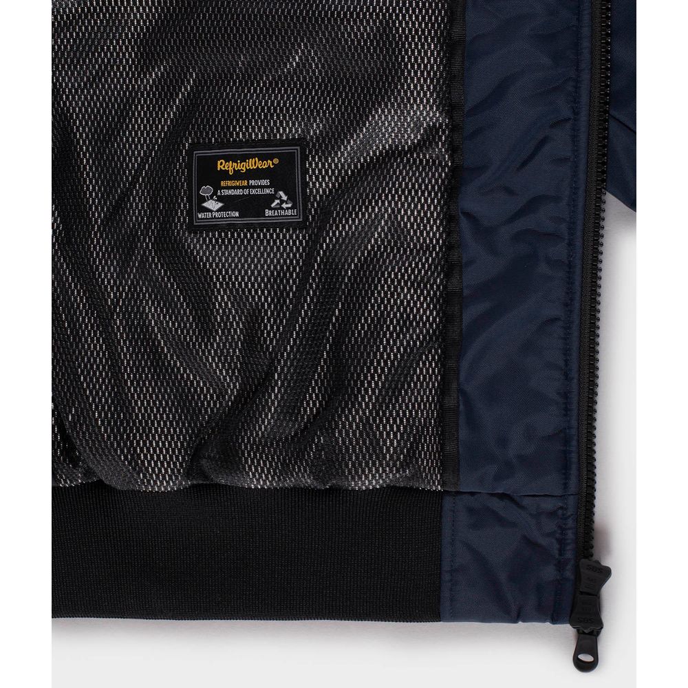 Blue Polyamide Men's Jacket