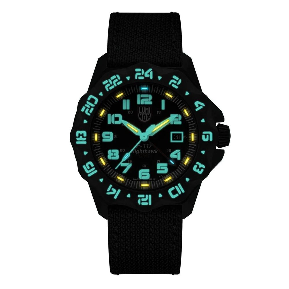 Black Fabric Sport Watch