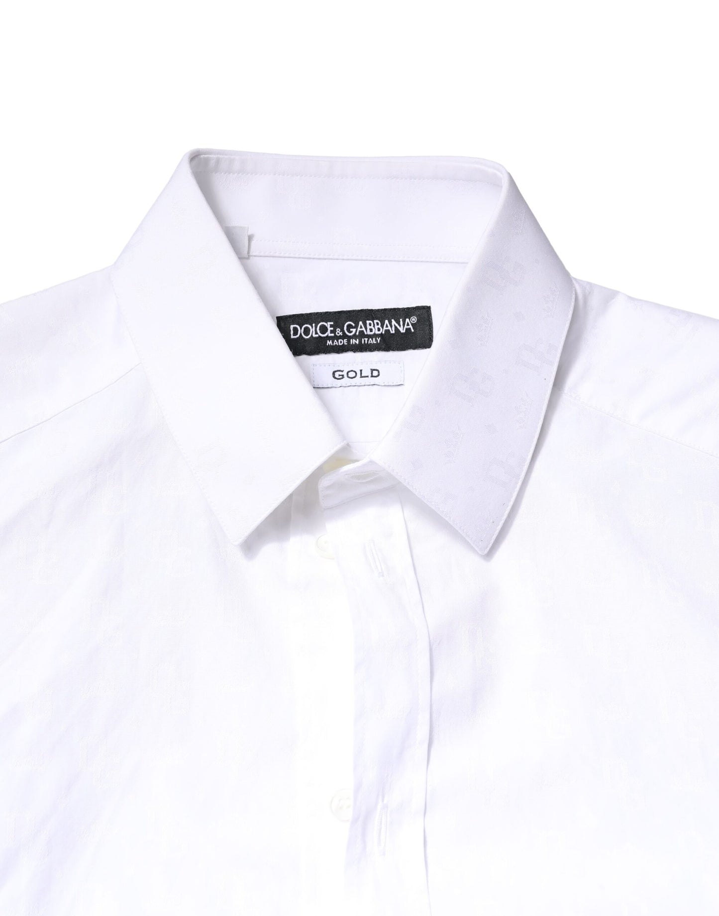 White GOLD Cotton Long Sleeves Dress Shirt