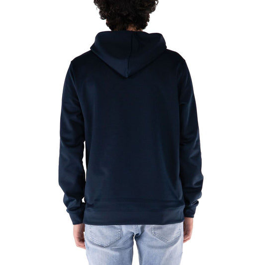 Blue Nylon Men Sweater