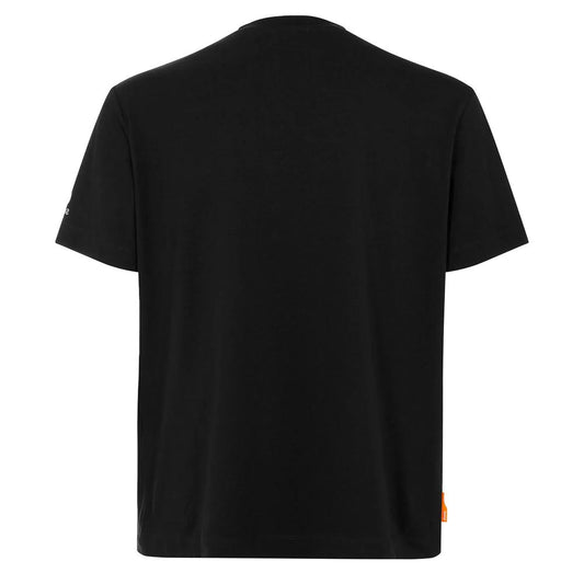 Black Cotton Men T-Shirt