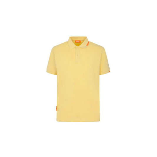 Yellow Cotton Polo Shirt