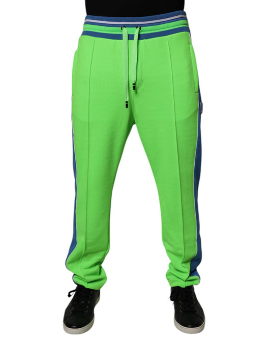 Green Blue Jogger Sweatpants Pants