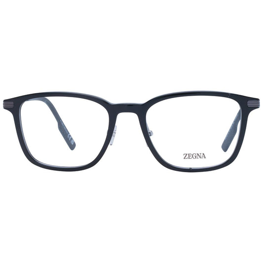 Black Plastic & Titanium Glasses (Frames)