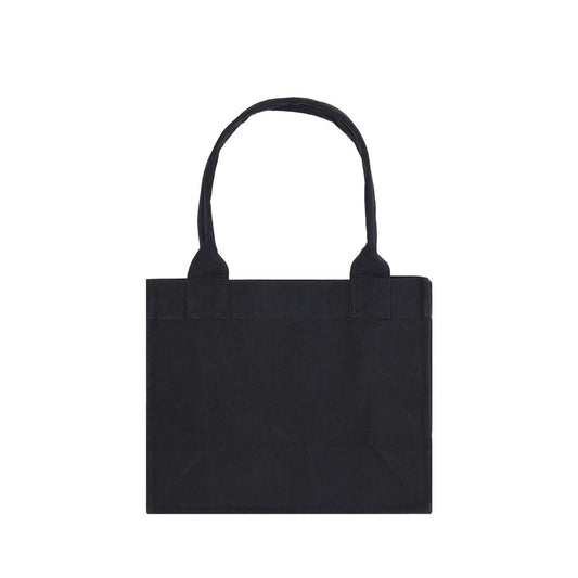 Black Cotton Shoulder Bag