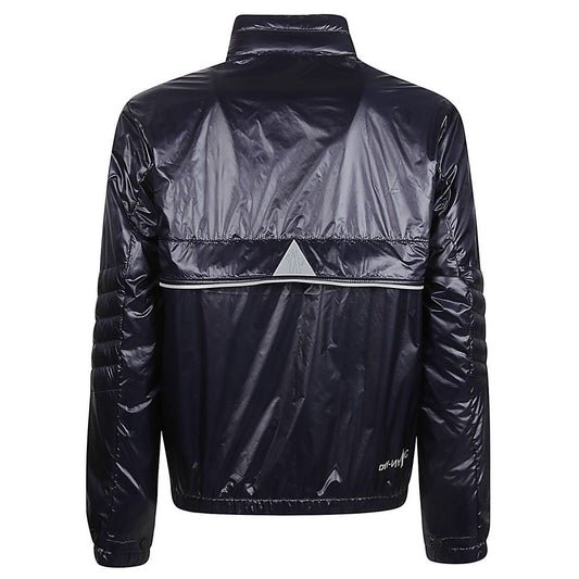 Blue Polyamide Men Jacket