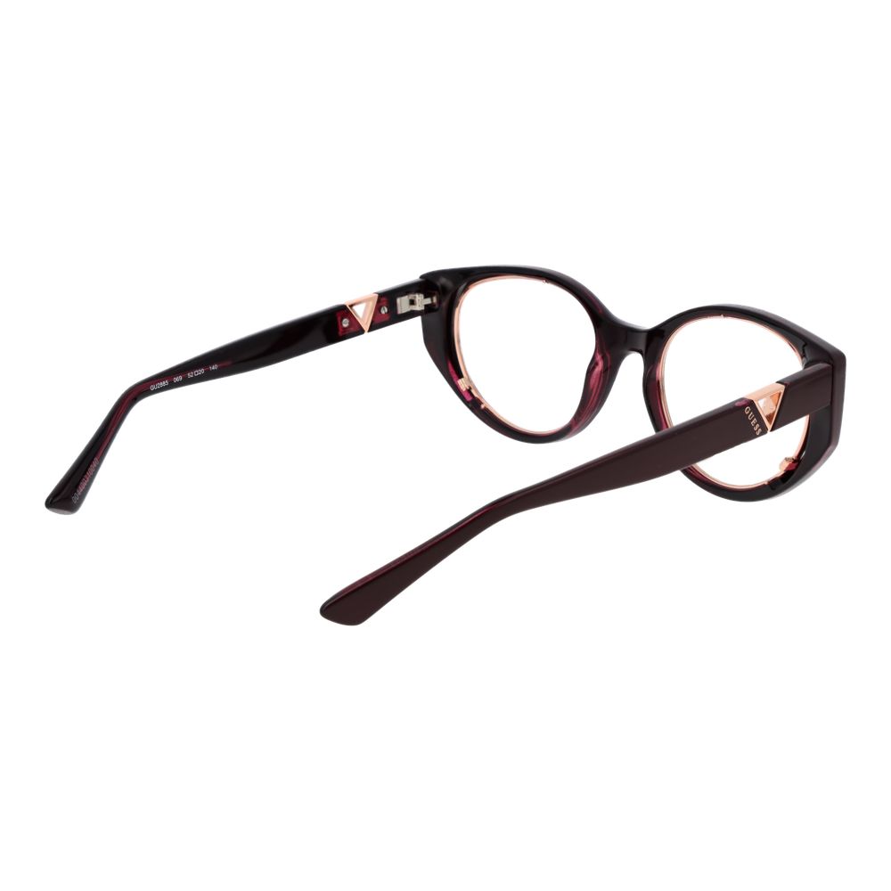 Burgundy Plastic Glasses (Frames)