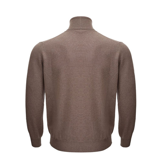Brown Wool Turtleneck