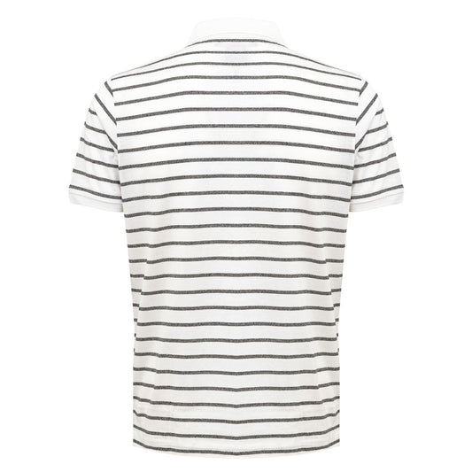 White Cotton Polo Shirt