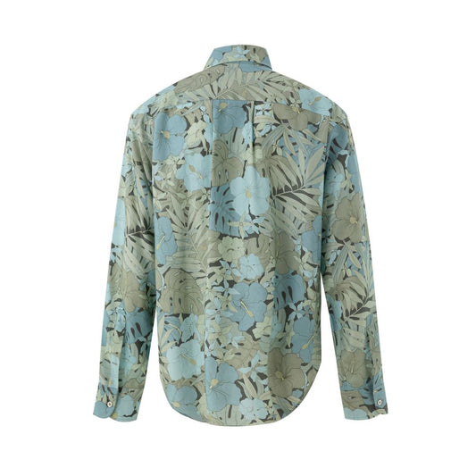 Blue Lyocell Pattern Shirt