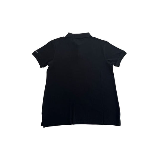 Black Cotton Polo Shirt