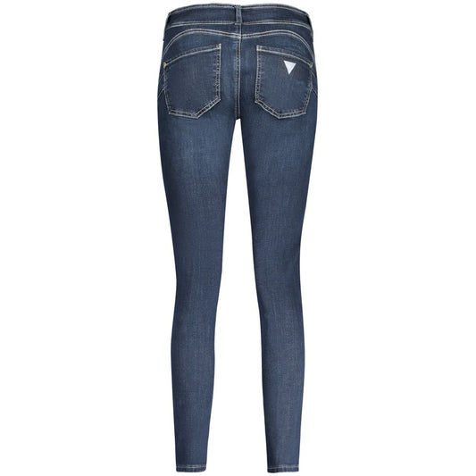 Blue Cotton Women Skinny Jean