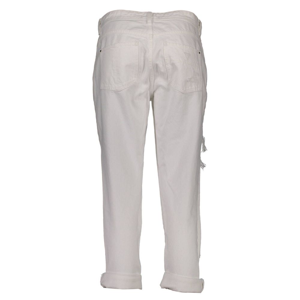 White Cotton Women Jeans