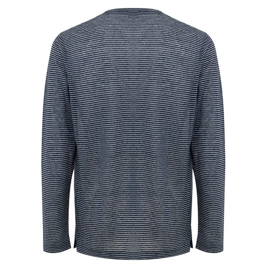 Blue Linen Long Sleeve