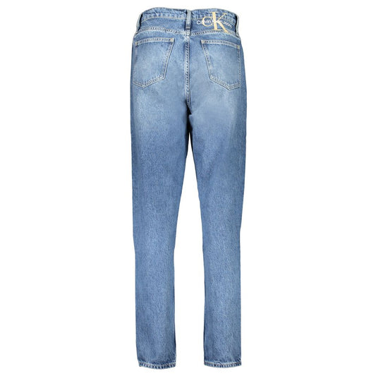 Blue Cotton Women's Jeans