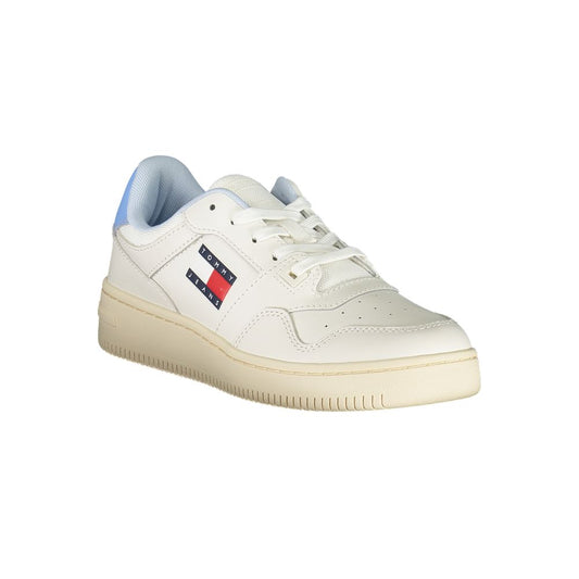 White Leather Women Sneaker