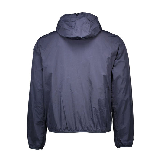 Blue Nylon Men's Jacket