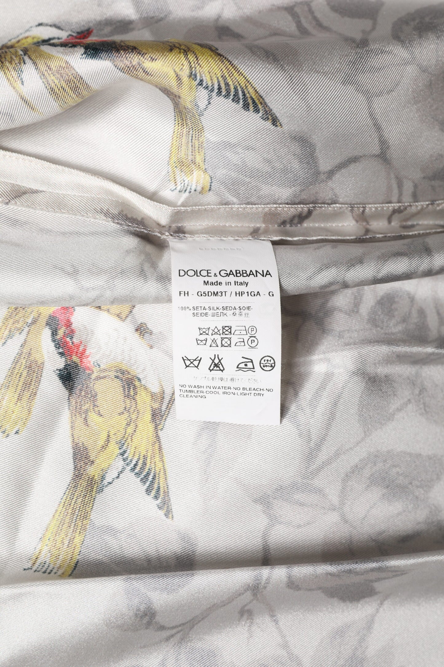 Multicolor Silk Printed Button Down Shirt