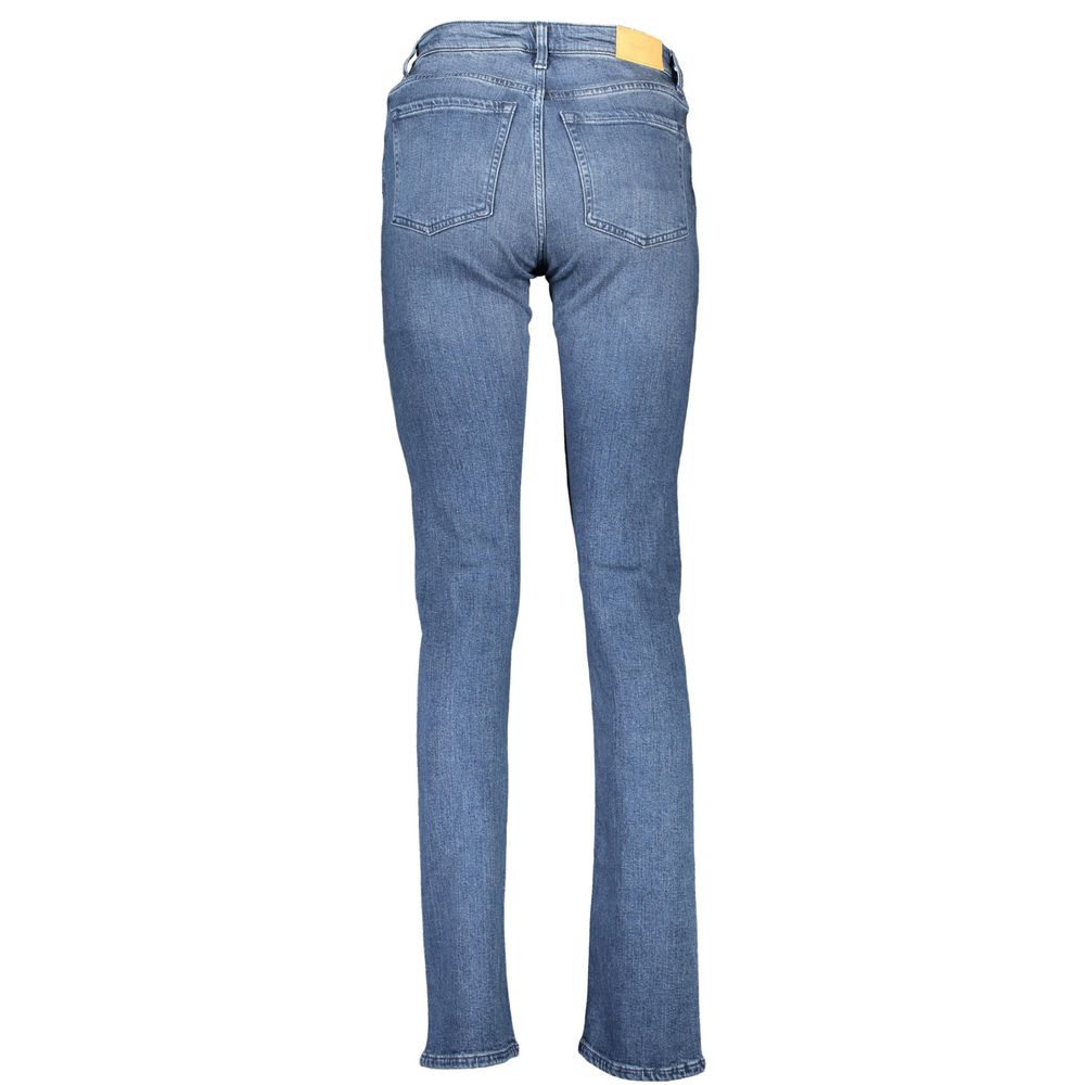 Blue Polyester Women Jeans