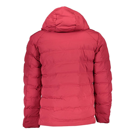 Red Polyamide Men Jacket
