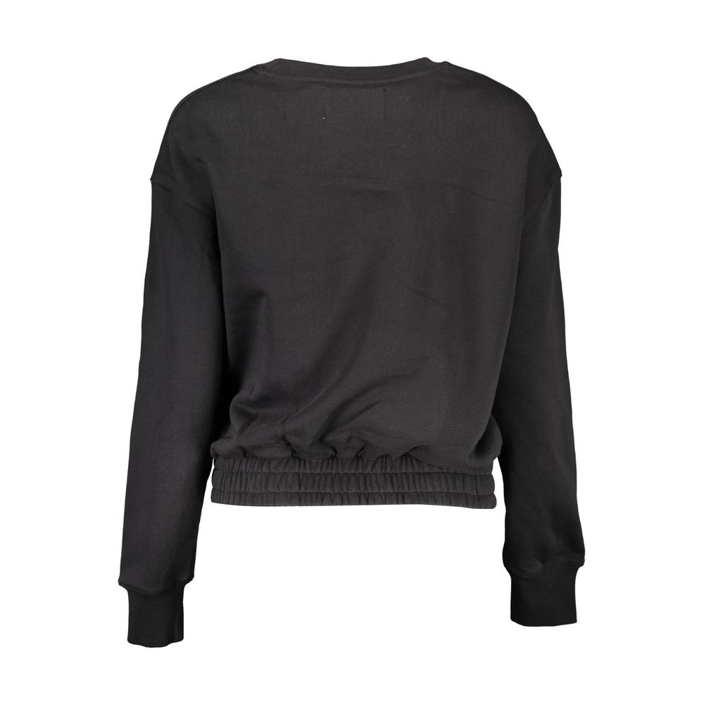 Black Cotton Sweatshirt