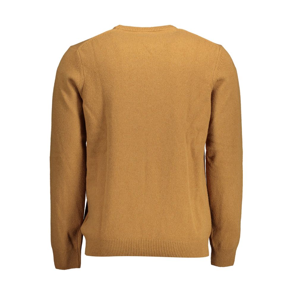 Brown Wool Men Sweater