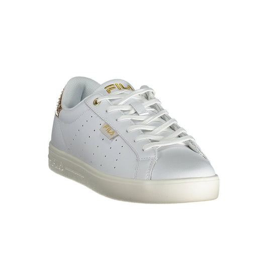 White Leather Women Sneaker