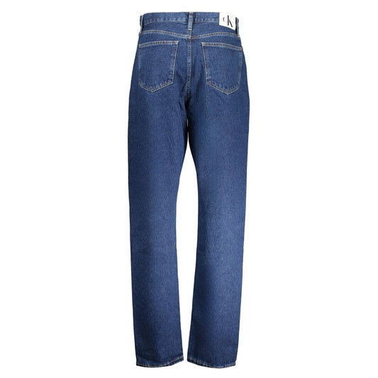 Blue Cotton Women Jeans