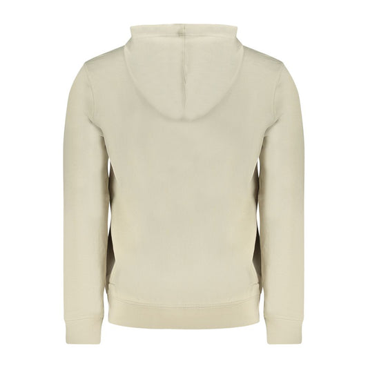 Beige Cotton Men Sweater