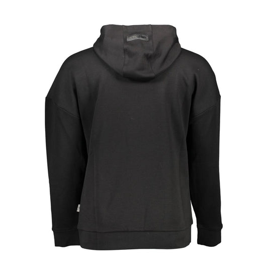 Black Cotton Men's Sweater