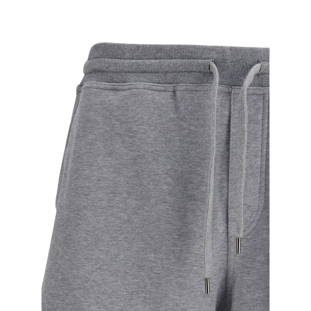 Gray Cotton Bermuda Shorts