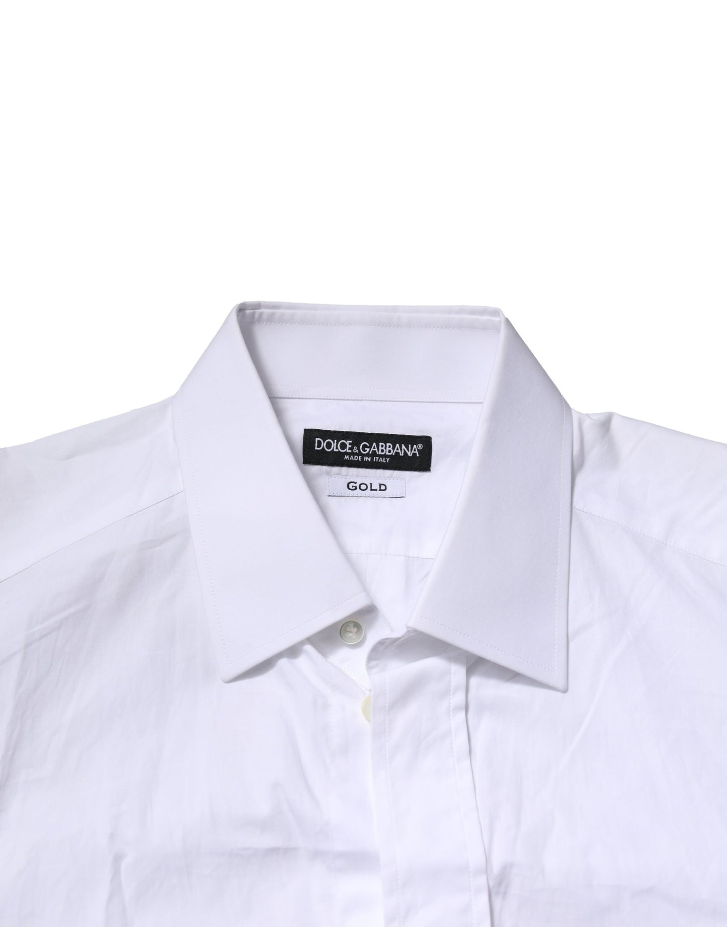 White GOLD Cotton Men Dress Formal Shirt