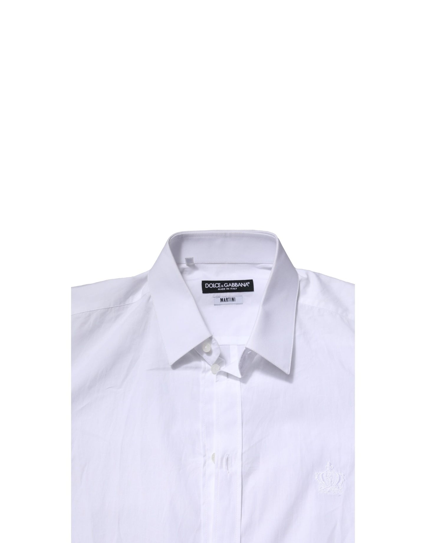 White MARTINI Long Sleeves Men Formal Shirt