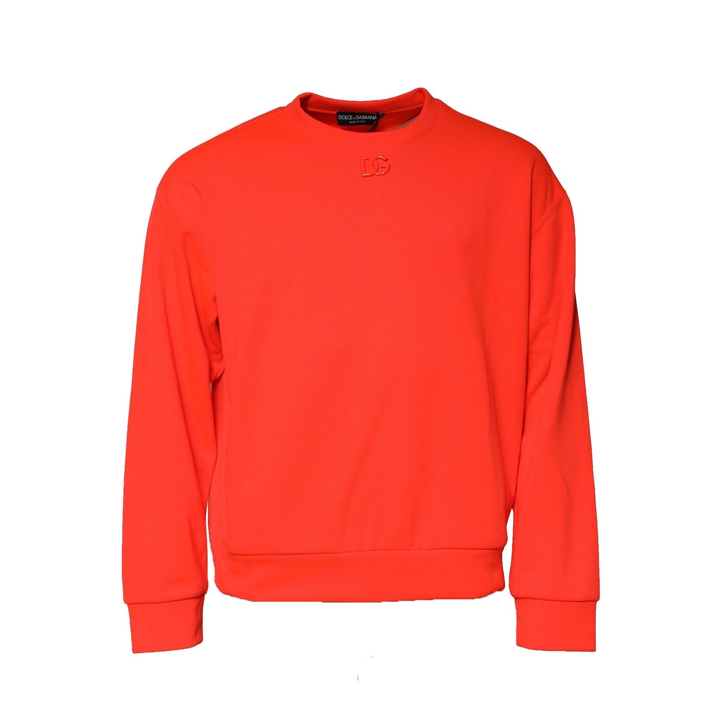 Orange Polyester DG Logo Sweatshirt Sweater