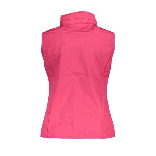 Pink Polyester Women Jacket