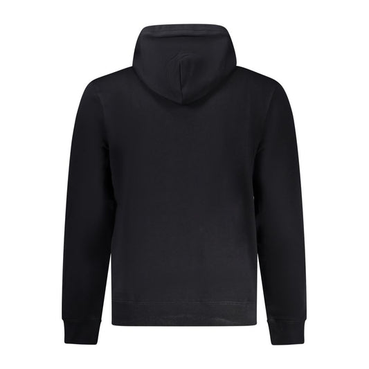 Black Cotton Men Sweater