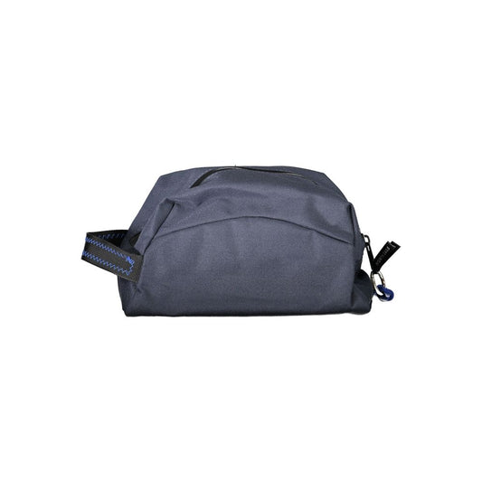 Blue Polyester Men Beauty Case