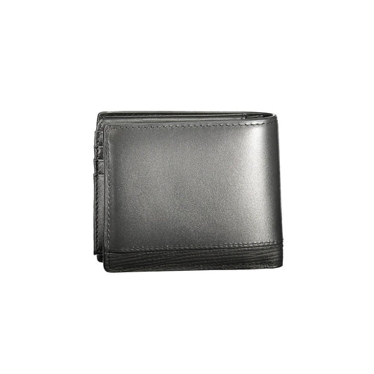 Black Leather Men Wallet