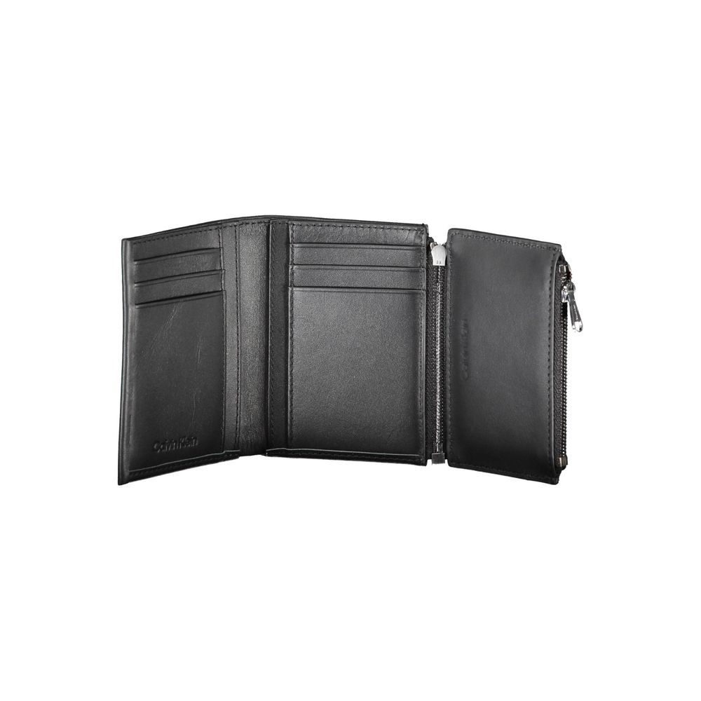 Black Leather Men Wallet