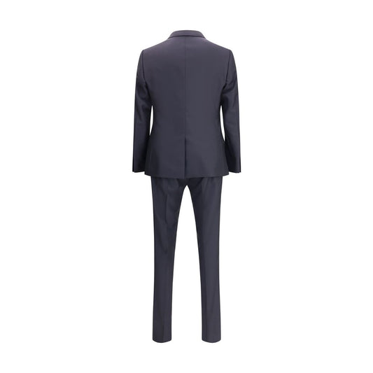 Black Fleece Wool Two-Piece Suit