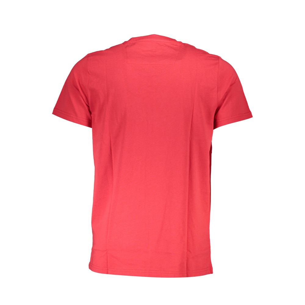 Red Cotton Men T-Shirt