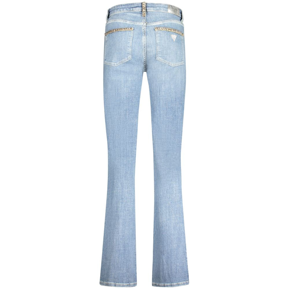 Light Blue Cotton Women Jeans