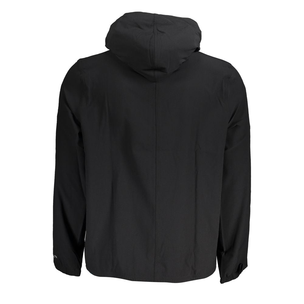 Black Polyester Men's Sport Jacket