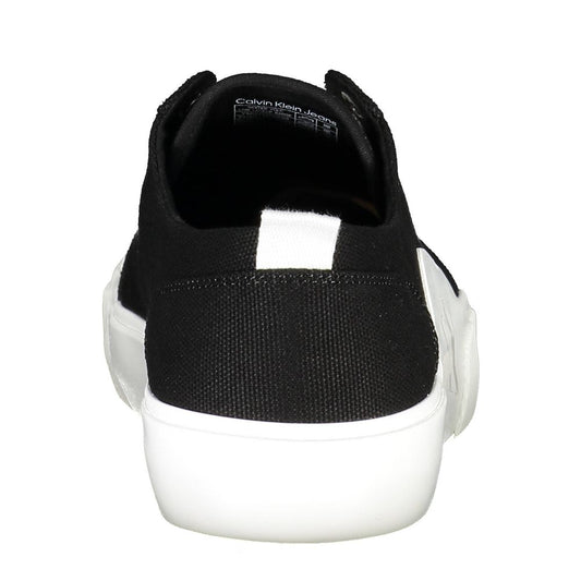 Black Recycled Material Men Sneaker